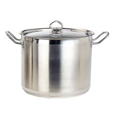 Кастрюля c крышкой 15 л, 30*21 см, сталь 18/0, P.L. Proff Cuisine