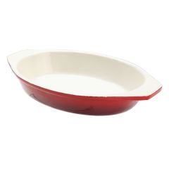 Сковородка овальная 20 см, чугун с эмалированным покрытием, P.L. Proff Cuisine