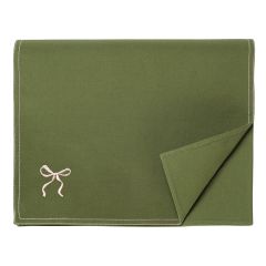 Дорожка на стол Fancy Bows оливкового цвета из коллекции Essential, 45x150 см, Tkano