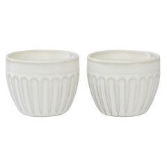 Набор из двух подставок для яиц белого цвета из коллекции Kitchen spirit, Tkano