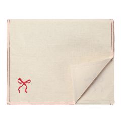Дорожка на стол Fancy Bows бежевого цвета из коллекции Essential, 45x150 см, Tkano