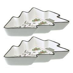 Набор из двух сервировочных тарелок Sweet Memories из коллекции New Year Essential, Tkano