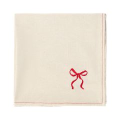 Скатерть Fancy Bows бежевого цвета из коллекции Essential, 180х180 см, Tkano