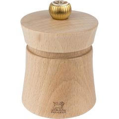 Мельница для соли с металлическим механизмом 8 см, бук, светлое дерево, BAYA PEUGEOT, Франция