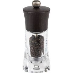 Мельница для перца 14 см, бук, акрил, цвет шоколадный, OLERON PEUGEOT, Франция