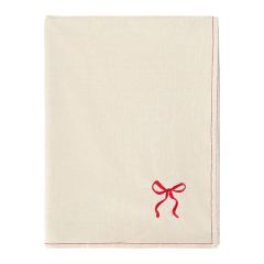 Скатерть Fancy Bows бежевого цвета из коллекции Essential, 180х240 см, Tkano