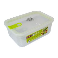 Контейнер прямоугольный 750 мл, цвет неоново-зеленый, серия Pull box chef, OMADA