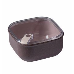 Контейнер квадратный 1000 мл, цвет фиолетовый, серия Pull box bioamo, OMADA