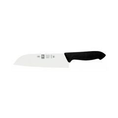 Нож японский Santoku 180/300 мм, черный, серия HoReCa, Icel