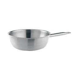 Сотейник без крышки индукционный 1,75 л, d=20 см, h=7,5 см, конический, Pintinox