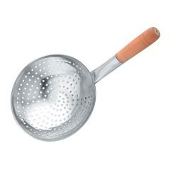 Половник-шумовка короткий Китайский с деревянной ручкой, d 24 см, P.L. Proff Cuisine