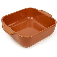Форма для запекания квадратная TERRACOTTA 1,1 л, 21 см, терракотовый, Peugeot