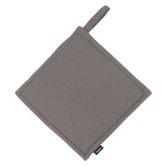 Прихватка из хлопка серого цвета из коллекции Essential, 22х22 см, Tkano