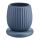 Горшок цветочный темно-синего цвета из коллекции Edge, 1,2л, Tkano