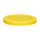 Крышка для стеклянного контейнера круглая, желтая, Smart Solutions
