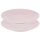 Набор обеденных тарелок Simplicity, ?26 см, розовые, 2 шт., Liberty Jones
