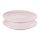 Набор тарелок Simplicity, ?21,5 см, розовые, 2 шт., Liberty Jones