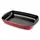Форма для запекания прямоугольная BOR Rect red, 35 х 22 х 5 см, 2.6 л, борсиликатное стекло, VITRINOR Форма для запекания прямоугольная BOR Rect red, 35 х 22 х 5 см, 2.6 л, борсиликатное стекло, VITRINOR