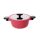 Кастрюля со стеклянной крышкой для индукционных плит Ortus Magenta 2,3 л, 20 см, Neoflam