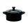 Кокотница керамическая черная d=10 см, Le Creuset