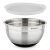 Speciale - Миска для смешивания 16 см с мерной шкалой, антискользящее силиконовой дно + крышка, Barazzoni