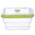 Контейнер для переноски и хранения силиконовый квадратный складной Silikobox, 900 мл, зеленый, Smart Solutions