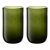 Набор стаканов Flowi, 510 мл, темно-зеленые, 2 шт., Liberty Jones
