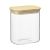 Банка для хранения прямоугольная Glass Bamboo, 950 мл, Smart Solutions