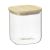 Банка для хранения квадратная Glass Bamboo, 1,5 л, Smart Solutions