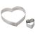 Форма кондитерская "Сердце", d=18 см, h=4 см, нержавеющая сталь, De Buyer