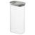 Банка для хранения прямоугольная Vacuum Glass, 1,75 л, светло-серая, Smart Solutions