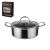 Кастрюля с крышкой  2,6 л, 20/18*15 см, серия New Kitchen Honeycombs, трехслойная сталь, P.L. Proff Cuisine