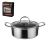 Кастрюля с крышкой 4,6 л, 24/21,5*17 см, серия New Kitchen Honeycombs, трехслойная сталь, P.L. Proff Cuisine