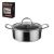 Кастрюля с крышкой 5,8 л, 26/23*18,5 см, серия New Kitchen Honeycombs, трехслойная сталь, P.L. Proff Cuisine