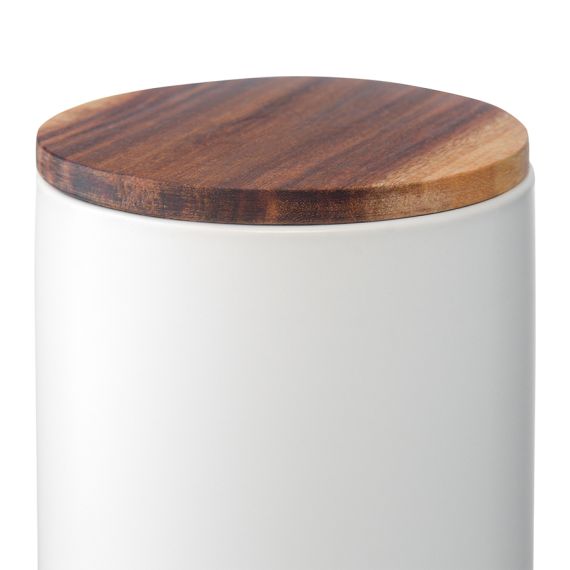 Банка для хранения керамическая, 750 мл, белая, Smart Solutions, изображение 6