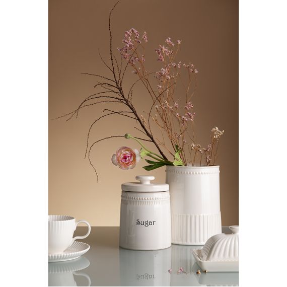 Банка для сахара белого цвета из коллекции Kitchen Spirit, 820 мл, Tkano, изображение 4