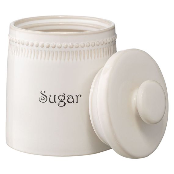 Банка для сахара белого цвета из коллекции Kitchen Spirit, 820 мл, Tkano, изображение 8