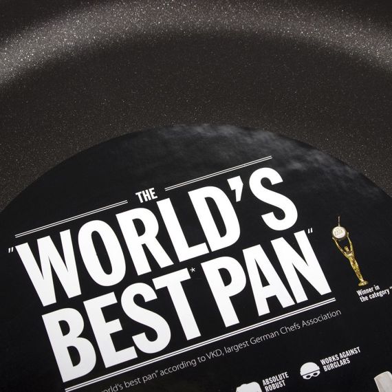 Кастрюля без крышки 24 см, 3 л, алюминий, AMT, изображение 3