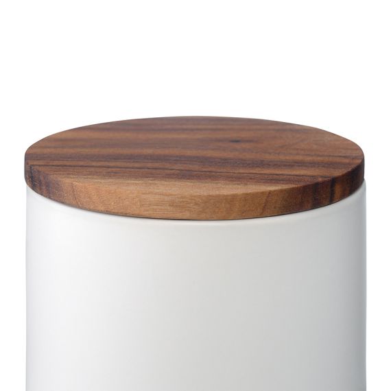 Банка для хранения керамическая, 350 мл, белая, Smart Solutions, изображение 6