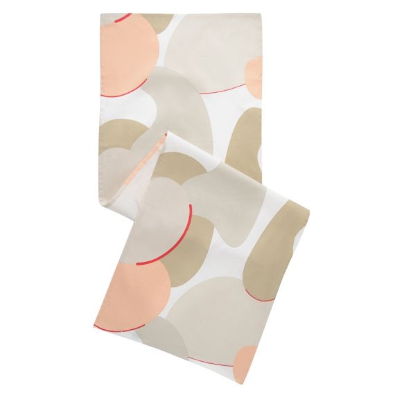 Дорожка на стол из хлопка бежевого цвета с авторским принтом из коллекции Freak Fruit, 45х150 см, Tkano, изображение 2