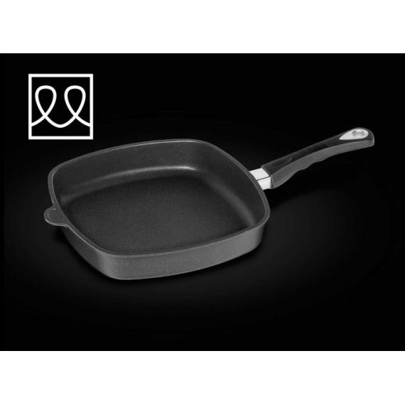 Сковорода квадратная 28 х 28 см, алюминий с антипригарным покрытием, AMT, изображение 2