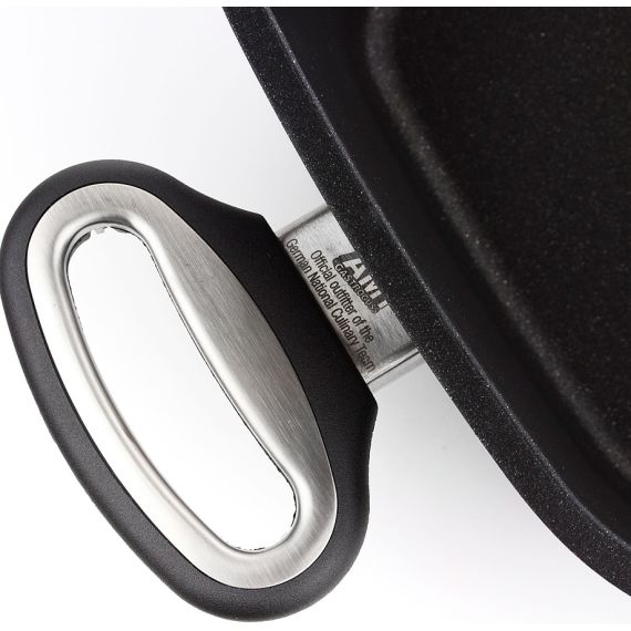 Кастрюля без крышки 24 см, 3 л, алюминий, AMT, изображение 2