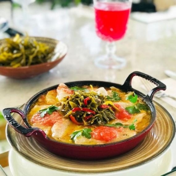 Сковорода круглая чугунная с 2-мя ручками на деревянной подставке, 20 см, LAVA, изображение 2