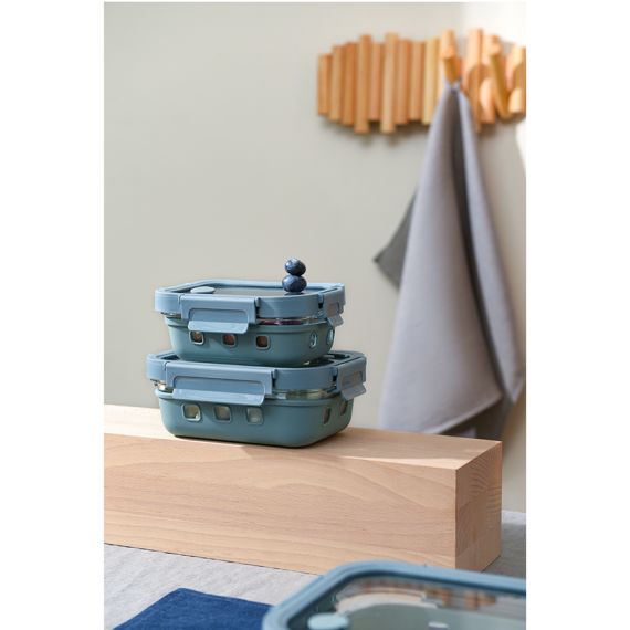 Контейнер для запекания, хранения и переноски продуктов в чехле, 1050 мл, синий, Smart Solutions, изображение 3