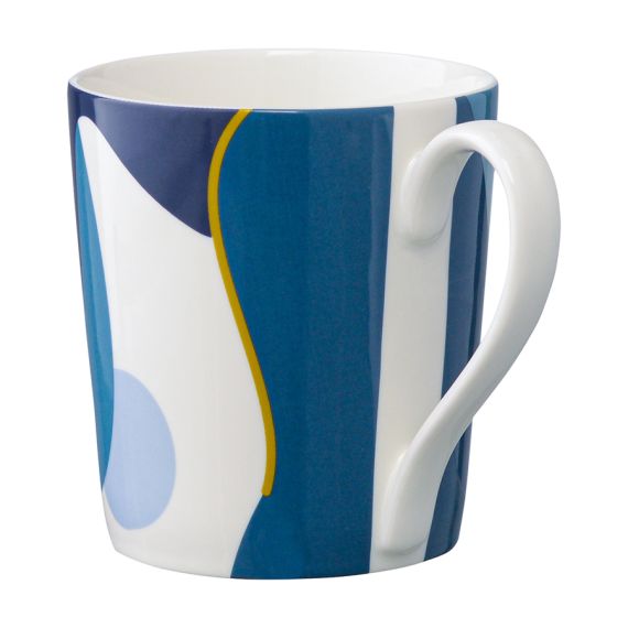 Кружка синего цвета с авторским принтом из коллекции Freak Fruit, 350мл, Tkano, изображение 2