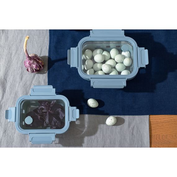 Контейнер для запекания, хранения и переноски продуктов в чехле, 1050 мл, синий, Smart Solutions, изображение 5