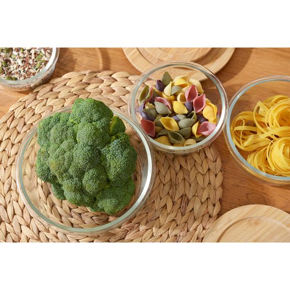 Контейнер для запекания и хранения  с крышкой из бамбука, 950 мл, Smart Solutions, изображение 2