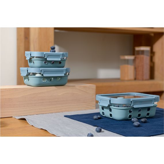 Контейнер для запекания, хранения и переноски продуктов в чехле, 1050 мл, синий, Smart Solutions, изображение 2