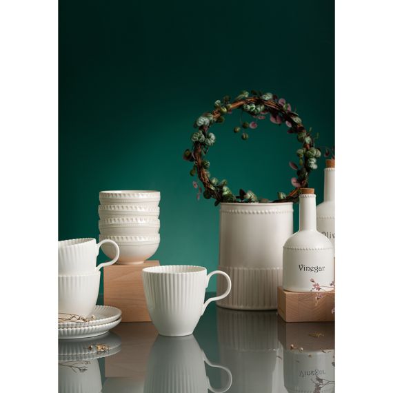 Кружка из фарфора белого цвета из коллекции Kitchen Spirit, 350 мл, Tkano, изображение 4