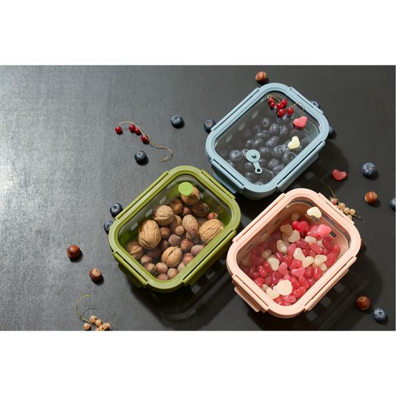 Контейнер для запекания, хранения и переноски продуктов в чехле, 1050 мл, синий, Smart Solutions, изображение 11